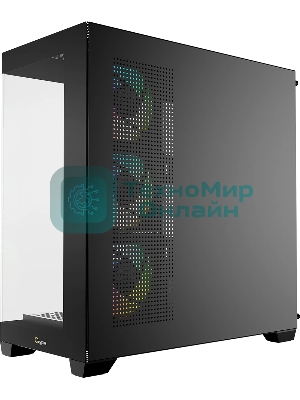 Компьютерный корпус Ocypus Gaммa C72 BK ARGB ATX/win/black/4 ARGB fans/no PSU/Tempered Glass