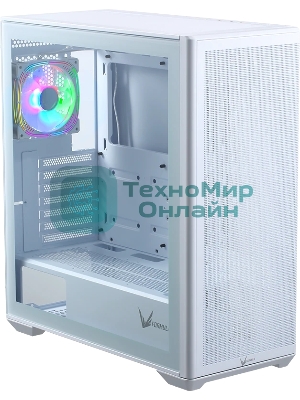 Компьютерный корпус Aerocool/Formula Air Power G5 Plus белый без БП ATX 4x120мм 2xUSB 2.0 1xUSB3.1 audio bott PSU