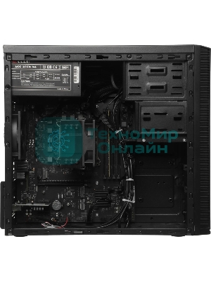 Моноблок Amur Нарвал B7I21 MT i5 12400 (2.5) 16Gb SSD 512Gb UHDG 730 FreeDOS 2x2.5GbitEth 500W мышь клавиатура черный (RUS) (2149657)