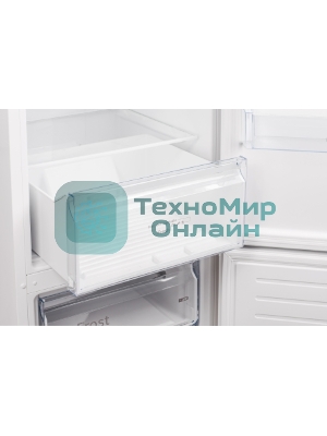 Холодильник Weissgauff CBN2WB1W2 INVERTER белый двухкамерный 280/108л морозилка снизу, No Frost