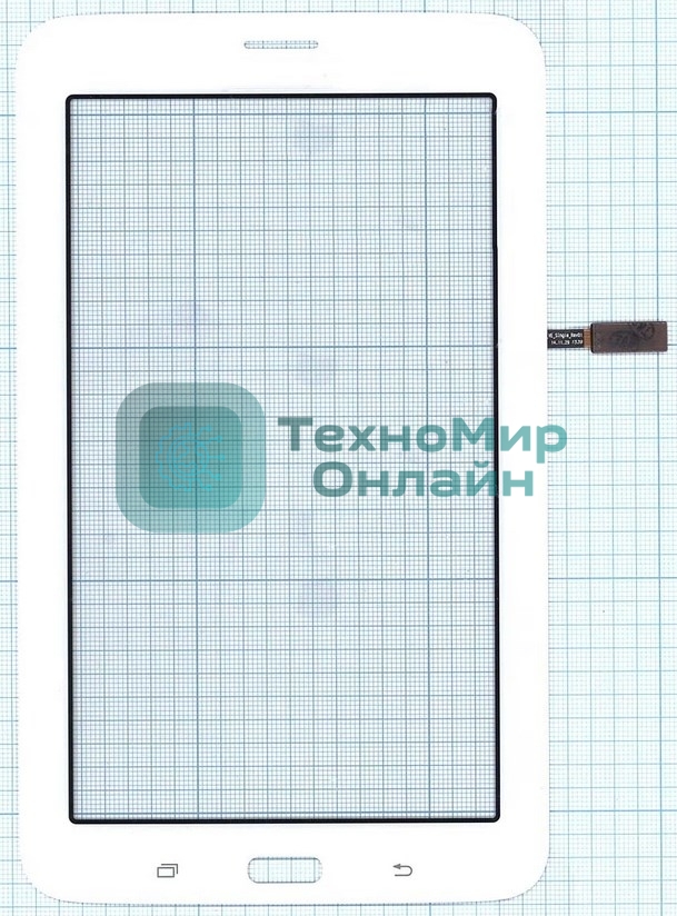 Сенсорное стекло (тачскрин) для Samsung Galaxy Tab 3 Lite 7.0 SM-T114, белое