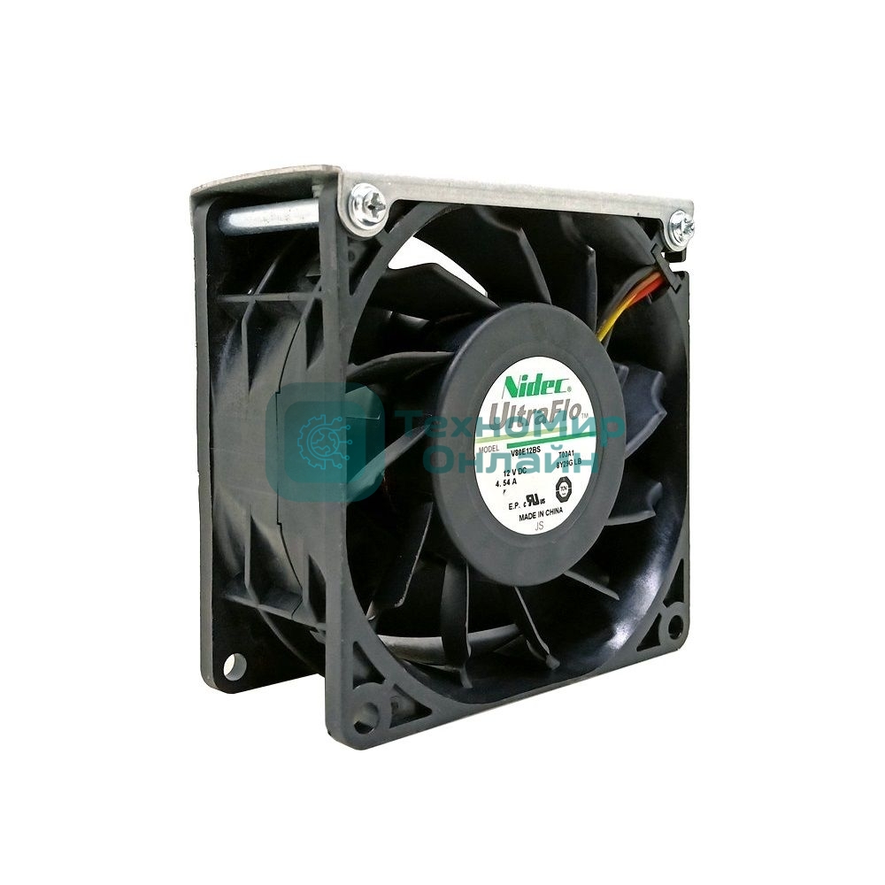 Вентилятор для корпуса Chenbro 384-FAN000014BA0 черный, 80 мм, 11000 об/мин, 4 pin