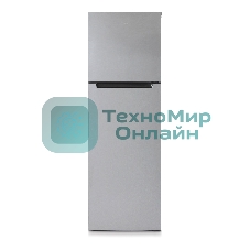 Холодильник Бирюса C6139 серебристый металлопласт двухкамерный 240/80л морозилка сверху, автоматическое оттаивание