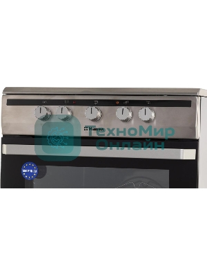 Плита электрическая Hansa FCCX64000 серебристый, конфорок 4 шт, духовка 69 л, 60 см x 85 см x 60 см