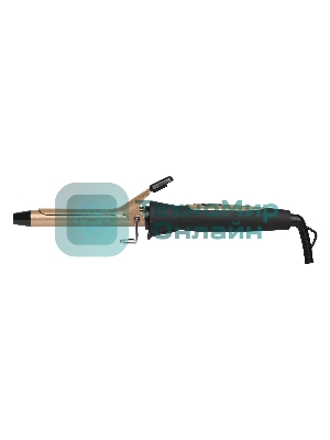 Щипцы для завивки волос BBK BST2500 черный/шампань, 19 мм, 200 °C, 1 режим