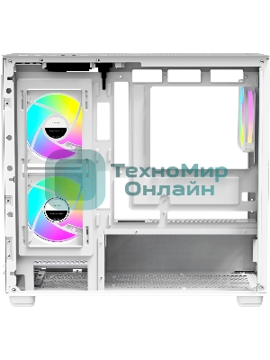 Корпус Ocypus Gamma C52 WH ARGB, Mini-Tower, белый, 3 x 120 мм