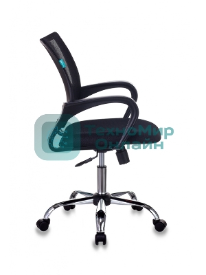 Кресло Бюрократ CH-695N/SL/BLACK черный, сетка, 120 кг, механизм качания