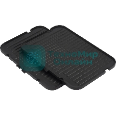 Гриль электрический Hyundai HYG-5020 2000Вт серебристый/черный