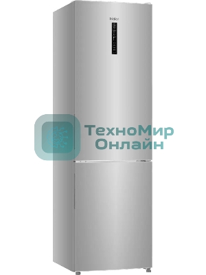 Холодильник Haier CEF538CSG серебристый двухкамерный 263/105л морозилка снизу, No Frost