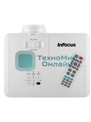 Проектор InFocus IN0061SL DLP, 4000 lm, 4K UHD (3840 x 2160),1000 000:1, 1.211.59:1, 2xHDMI 2.0, VGA in, 3.5mm in/out, S/PDIF, USB-A (питание), RS232, лампа 15 000ч.(ECO mode), 10W, 27дБ, 3,2 кг, БЕЛЫЙ