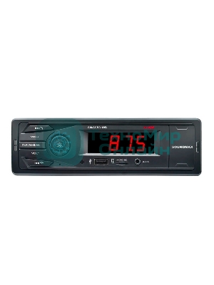 Автомагнитола Soundmax SM-CCR3169B, 1 DIN, Bluetooth, USB Type-A, AUX