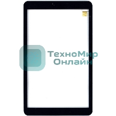 Сенсорное стекло (тачскрин) для Irbis TZ102. черное с рамкой
