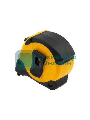 Рулетка Denzel 5м х 25мм, двухкомп. корпус, магнитный обрезиненный зацеп