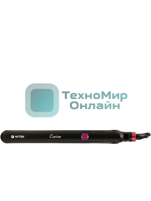 Выпрямитель Vitek VT-8289 33Вт черный 200С покрытие:керамико-турмалиновое