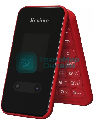 Мобильный телефон Xenium X680 красный раскладной