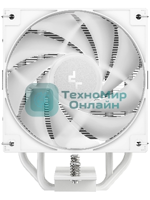 Кулер для процессора DEEPCOOL AG400 WH ARGb V2 белый 120мм алюминий+медь 2100rpm 31.6db 4-pin 220W 152мм