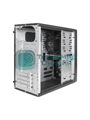 Компьютерный корпус Minitower ExeGate mEVO-7807-XP500 (mATX, БП XP500 с вент. 12см, 1*USB+1*USB 3.0, черный, 1 вент. 12см с RGb подсветкой)