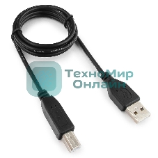 Кабель USB2.0 Гарнизон GCC-USB2-CMBM-1M, Type-C/BM, медь, 1м, черный, пакет