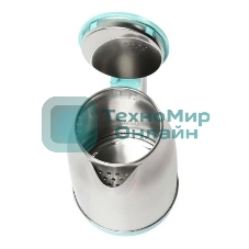 Чайник электрический Sakura SA-2147BL 1.8 л, нерж+голуб д