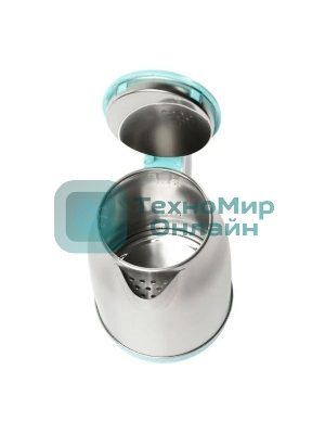 Чайник электрический Sakura SA-2147BL 1.8 л, нерж+голуб д