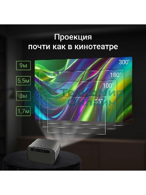 Проектор Digma DP-FHD450A LCD 8000Lm LS 600Lm ANSI (1920x1080) 3000:1 ресурс лампы:50000часов 2xUSB typeA 2xHDMI 3.2кг