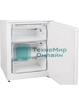 Холодильник Weissgauff CBN2WB1W2 INVERTER белый двухкамерный 280/108л морозилка снизу, No Frost