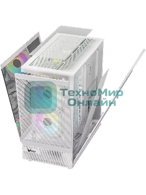 Компьютерный корпус Aerocool/Formula Crystal Z8 белый без БП ATX 9x120мм 7x140мм 1xUSB 2.0 1xUSB 3.0 1xUSB3.1 audio bott PSU