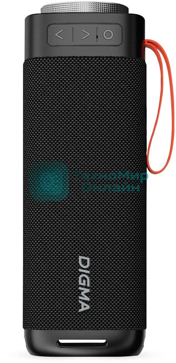 Портативная колонка Digma D-PS1522 черный 60W 2.0 BT 10м 3000mAh