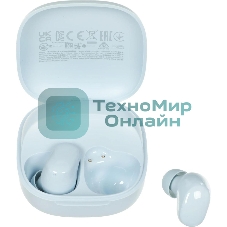 Наушники TWS Xiaomi Redmi Buds 6 Play синий, внутриканальные, Bluetooth, быстрая зарядка, до 7 ч