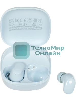 Наушники TWS Xiaomi Redmi Buds 6 Play синий, внутриканальные, Bluetooth, быстрая зарядка, до 7 ч