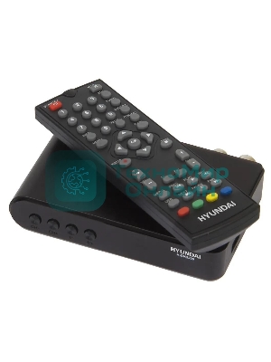 Приставка для цифрового ТВ Hyundai H-DVB200 черный, DVB-T2, DVB-T, DVB-C, HDMI, USB 2.0