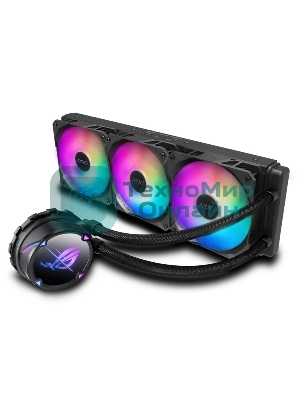 Система жидкостного охлаждения ASUS ROG STRIX LC II 360 ARGb 90RC00F1-M0UAY4 черный 120мм алюминий+медь 37,6db 4-pin