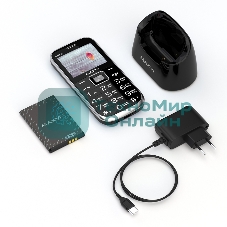 Мобильный телефон Maxvi B6ds up черный