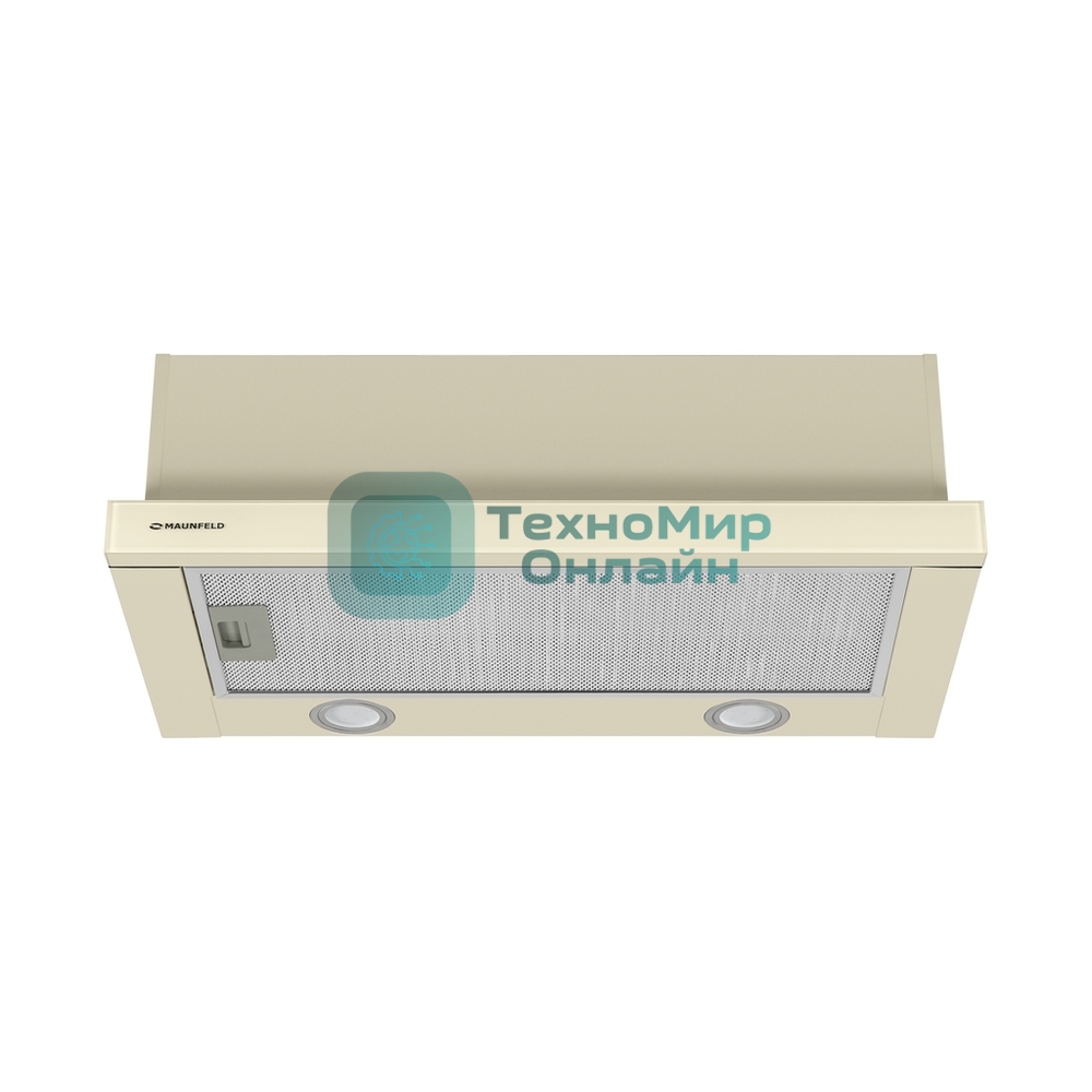 Вытяжка встраиваемая Maunfeld VS Fast Glass 60 бежевый, 60 см, 850 куб. м/ч, 47 дБ