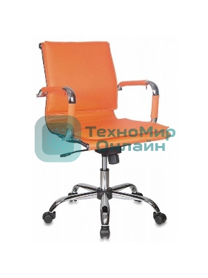 Кресло Бюрократ CH-993-Low/orange оранжевый, экокожа