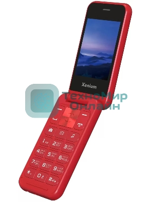 Мобильный телефон Xenium X680 красный раскладной