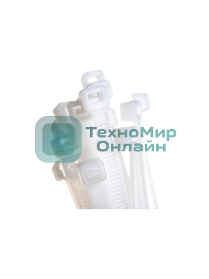 Хомут кабельный Fortisflex 49402 КСС 5х250 нейл. белый (уп.100 шт)