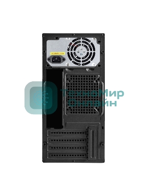 Компьютерный корпус Minitower ExeGate BAA-308MU2-UNS350 (mATX, БП UNS350 с вент. 12см, 1хUSB+2хUSB 3.0, HD Audio, черный)