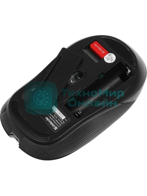 Мышь беспроводная Defender Gassa MM-105 серый, 1600 dpi, радиоканал, USB, кнопки - 6