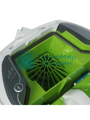 Пылесос Thomas Perfect Air Feel Fresh X3 белый/зеленый, 325/1700Вт, уборка сухая/влажная, пылесборник контейнер 2.6 л