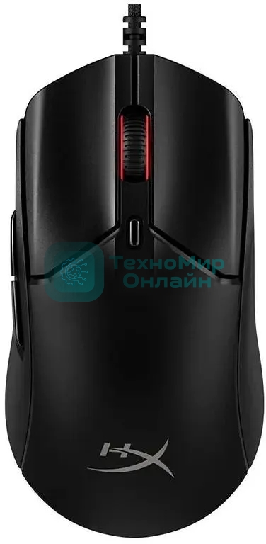 Мышь проводная HyperX Pulsefire Haste 2 черный, 26000 dpi, USB, кнопки - 6