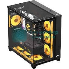 Компьютерный корпус Aerocool/Formula Crystal Z9 черный без БП ATX 7x120мм 2xUSB 3.0 audio bott PSU