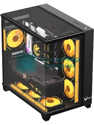 Компьютерный корпус Aerocool/Formula Crystal Z9 черный без БП ATX 7x120мм 2xUSB 3.0 audio bott PSU