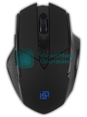 Мышь беспроводная Oklick 780GW черный, 3200 dpi, радиоканал, USB, кнопки - 6