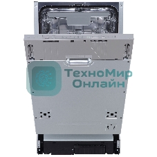 Встраиваемая посудомоечная машина Zigmund & Shtain DW 306.4, серый, 44.8 см, 10 компл., 49 дБ, класс A+++