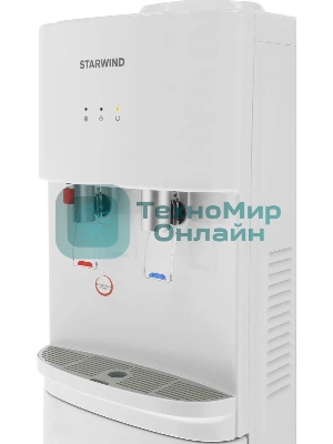 Кулер Starwind SW-1113EW напольный, электронный, белый