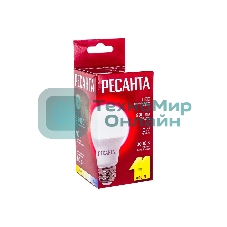 Лампа светодиодная Ресанта LL-R-A60-11W-230-3K-E27 груша, 11 Вт, тепл., Е27