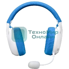 Гарнитура Redragon Ire Pro голубой, беспроводная + проводная, Bluetooth / USB, до 25 ч