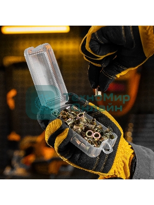 Заклепки резьбовые Denzel стальные, оцинкованные, М6, пластиковый кейс, 70 шт.