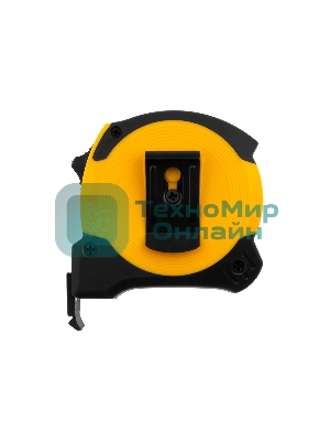 Рулетка Denzel 5м х 25мм, двухкомп. корпус, магнитный обрезиненный зацеп